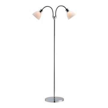 Nordlux - Подова лампа RAY 2xE14/25W/230V лъскав хром