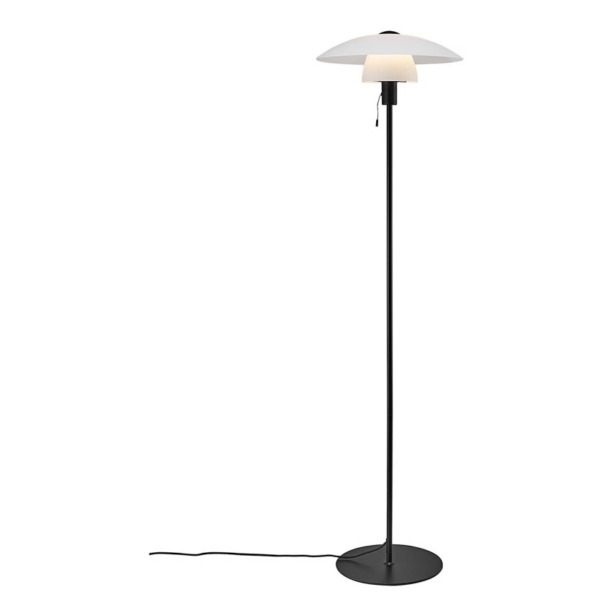 Nordlux - Подова лампа VERONA 1xE27/40W/230V черна