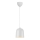 Nordlux - Подвесна лампа на кабел ANGLE 1xE27/25W/230V бяла