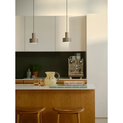 Nordlux - Полилей MATIS 1xE27/40W/230V кафяв