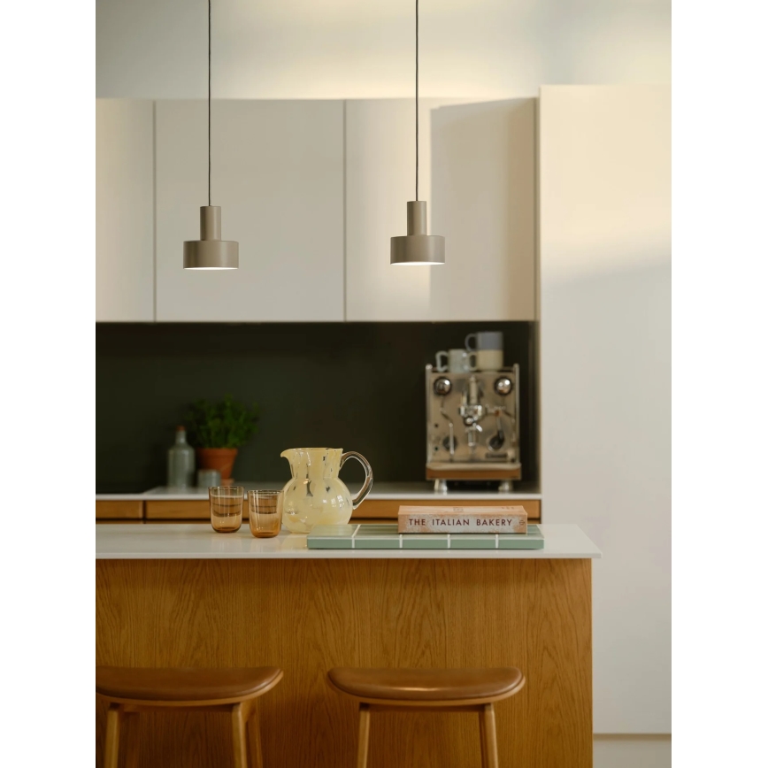 Nordlux - Полилей MATIS 1xE27/40W/230V кафяв