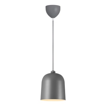 Nordlux - Полилей на кабел ANGLE 1xE27/25W/230V сив