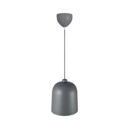 Nordlux - Полилей на кабел ANGLE 1xE27/25W/230V сив