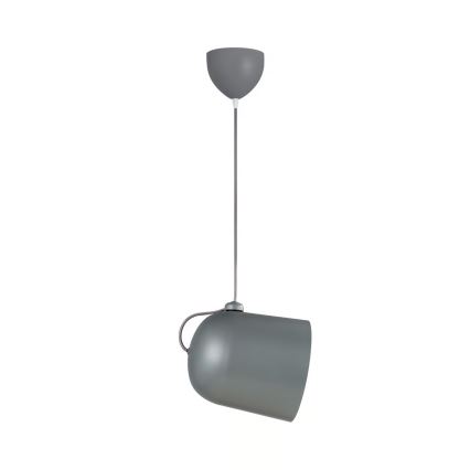 Nordlux - Полилей на кабел ANGLE 1xE27/25W/230V сив