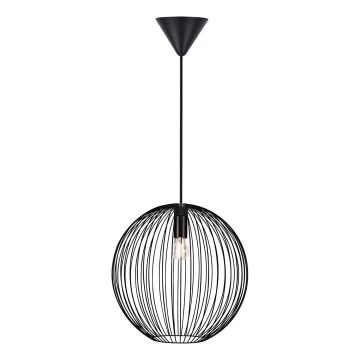 Nordlux - Полилей на кабел BERONI 1xE27/60W/230V черен