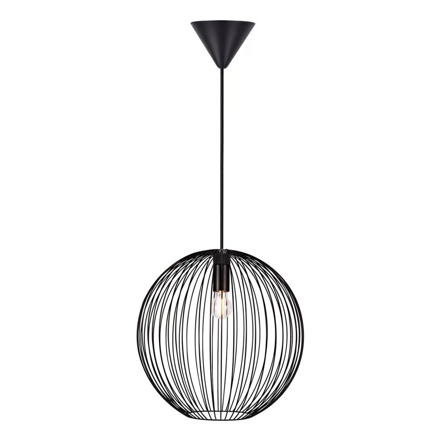 Nordlux - Полилей на кабел BERONI 1xE27/60W/230V черен