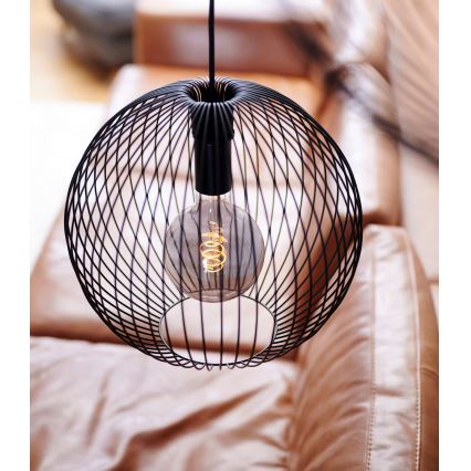 Nordlux - Полилей на кабел BERONI 1xE27/60W/230V черен