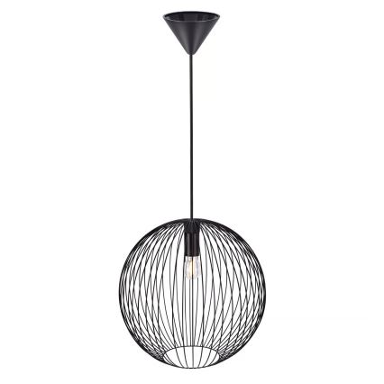 Nordlux - Полилей на кабел BERONI 1xE27/60W/230V черен