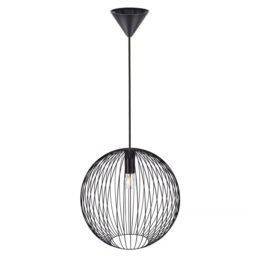 Nordlux - Полилей на кабел BERONI 1xE27/60W/230V черен