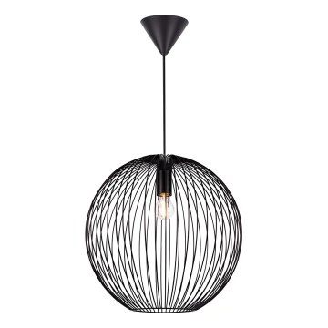 Nordlux - Полилей на кабел BERONI 1xE27/60W/230V черен