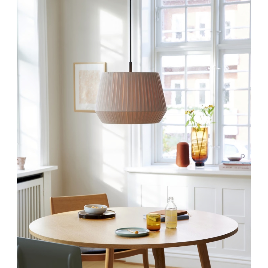 Nordlux - Полилей на кабел DICTE 1xE27/60W/230V Ø 40 см бежов