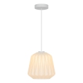Nordlux - Полилей на кабел ELBIE 1xE27/15W/230V Ø 24 cm бял