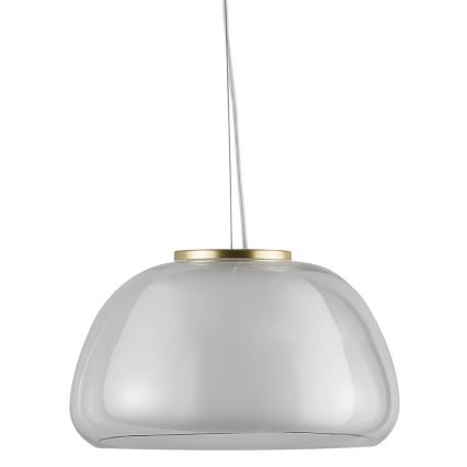 Nordlux - Полилей на кабел JELLY 1xE27/40W/230V бял/прозрачен