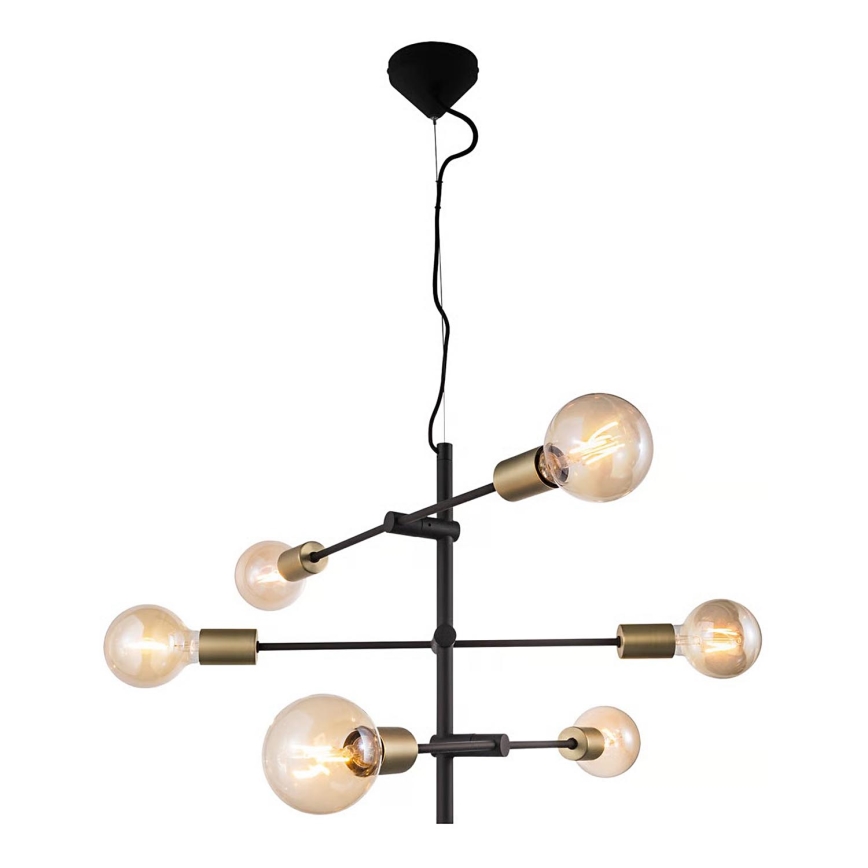 Nordlux - Полилей на кабел JOSEFINE 6xE27/25W/230V