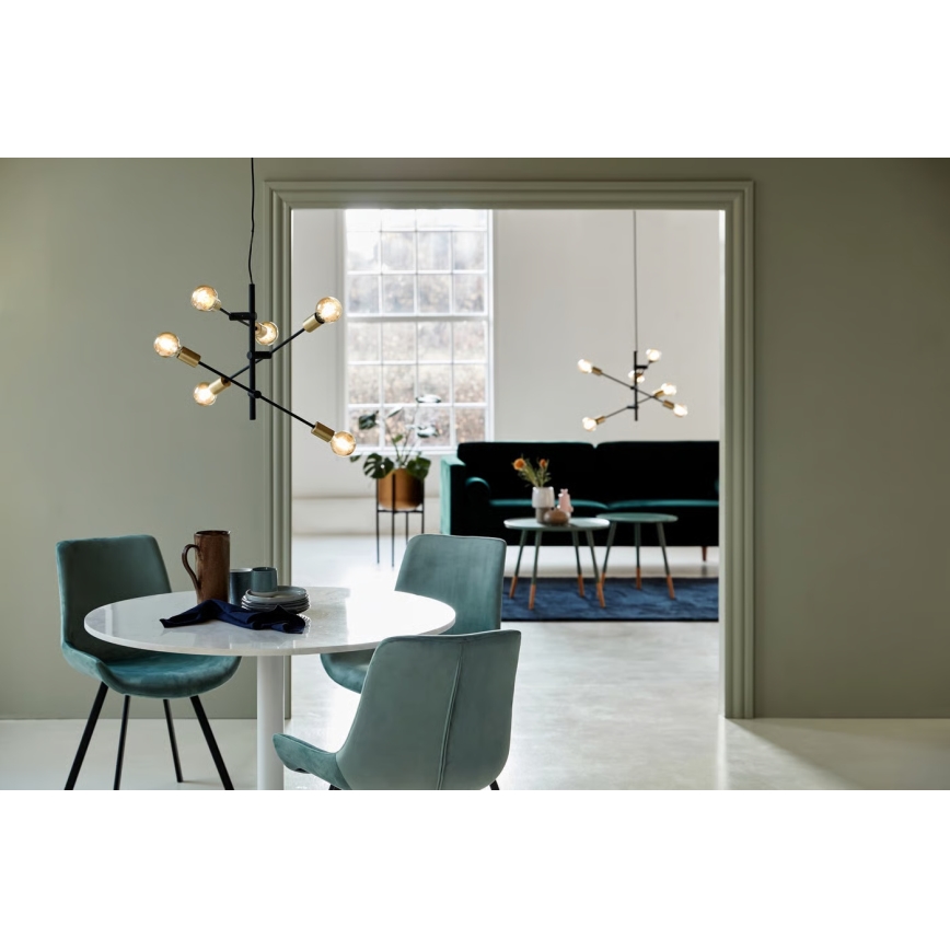 Nordlux - Полилей на кабел JOSEFINE 6xE27/25W/230V