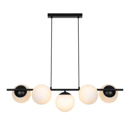 Nordlux - Полилей на кабел LILLY 5xE14/10W/230V черен