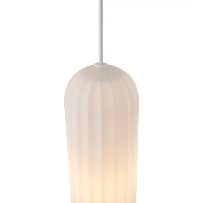 Nordlux - полилей на кабел MIELLA 1xE27/25W/230V бял