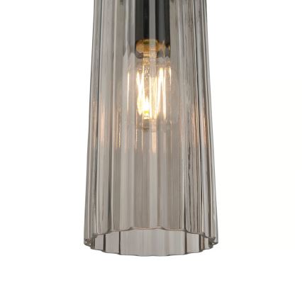 Nordlux - Полилей на кабел MIELLA 3xE27/25W/230V черен/опушен