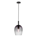 Nordlux - Полилей на кабел UMA 1xE27/40W/230V Ø 18 см черен/опушен