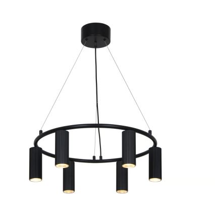 Nordlux - Полилей на кабел VICO 6xGU10/5W/230V черен