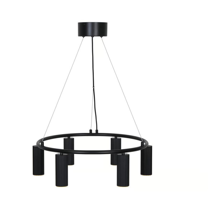 Nordlux - Полилей на кабел VICO 6xGU10/5W/230V черен