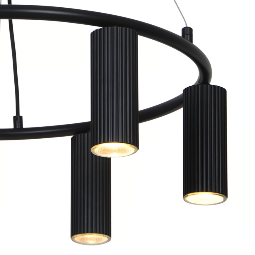Nordlux - Полилей на кабел VICO 6xGU10/5W/230V черен