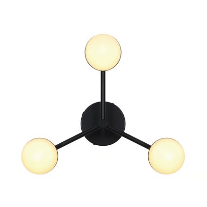 Nordlux - Полилей за повърхностен монтаж CONTINA 3xG9/5W/230V черен