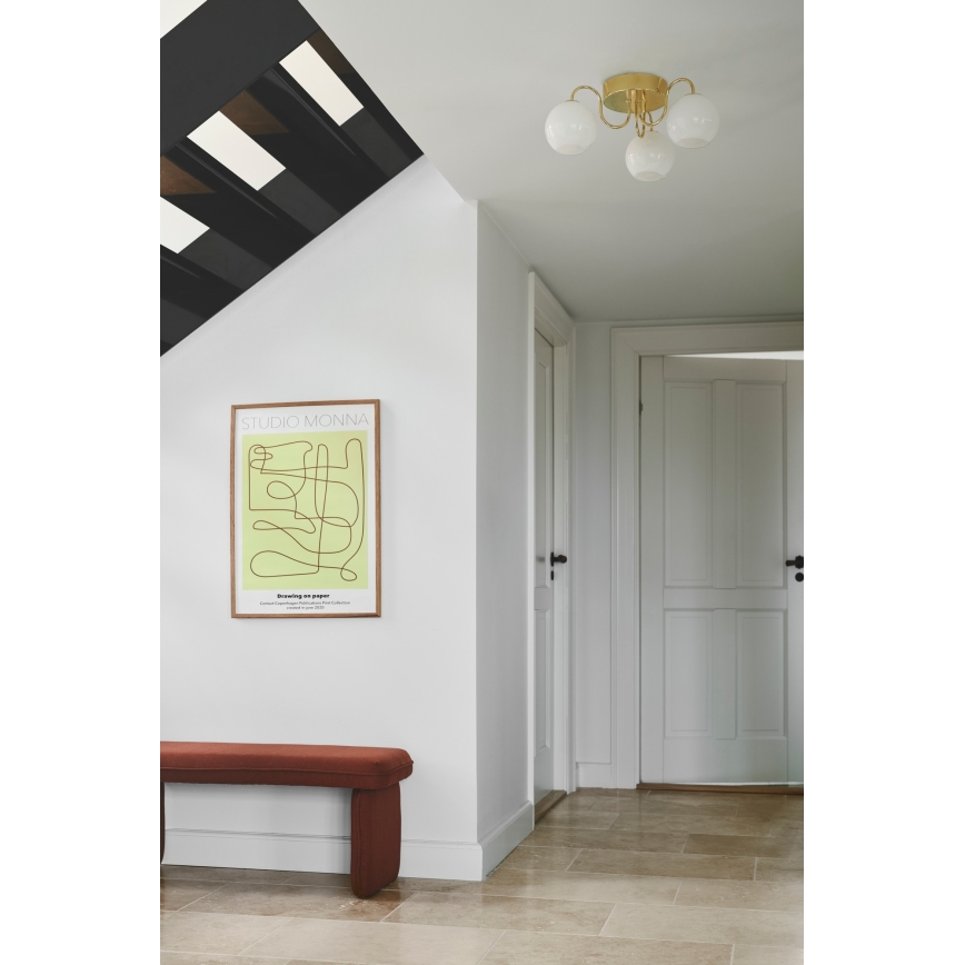 Nordlux - Полилей за повърхностен монтаж FRANCA 3xE14/40W/230V