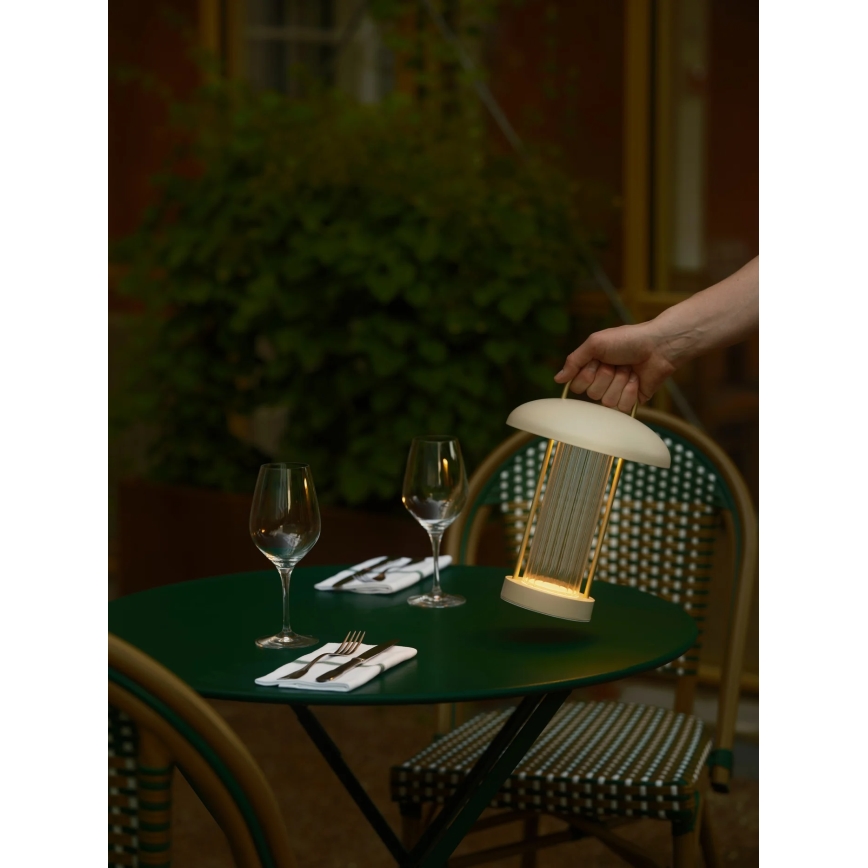 Nordlux - LED димируема акумулаторна сензорна настолна лампа MIRANO LED/3W/3,7V бежова