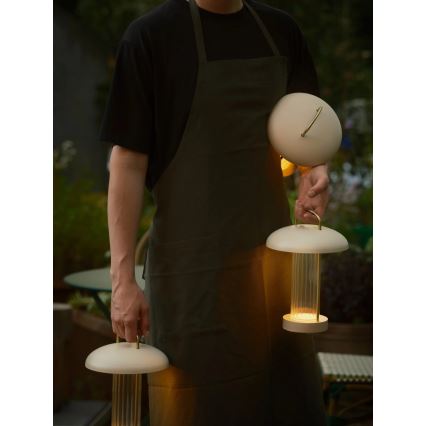 Nordlux - LED димируема акумулаторна сензорна настолна лампа MIRANO LED/3W/3,7V бежова