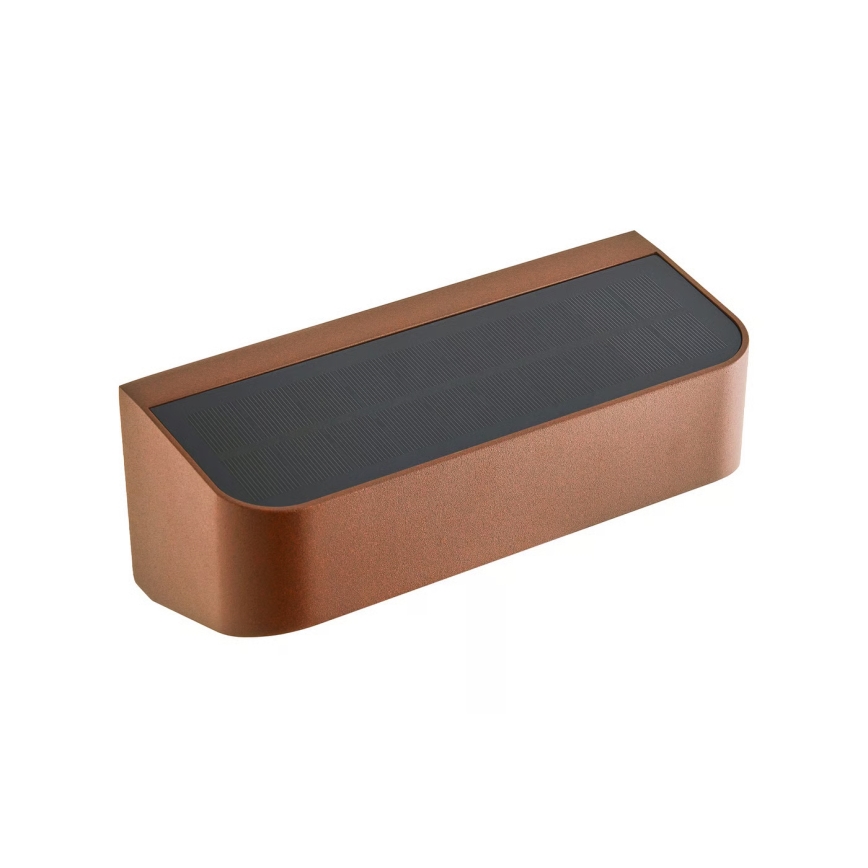 Nordlux - LED соларно осветително тяло със сензор MARCELLIO LED/5W/5V IP54 2200 mAh кафяво