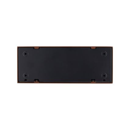 Nordlux - LED соларно осветително тяло със сензор MARCELLIO LED/5W/5V IP54 2200 mAh кафяво