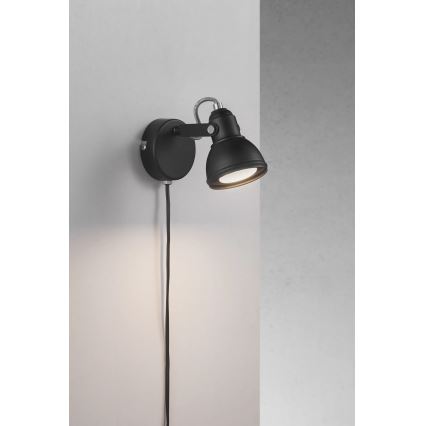 Nordlux - Спот аплик ASLAK 1xGU10/35W/230V черен