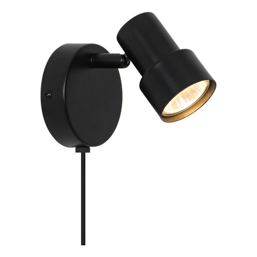 Nordlux - Спот аплик BOSTON 1xGU10/5W/230V черен