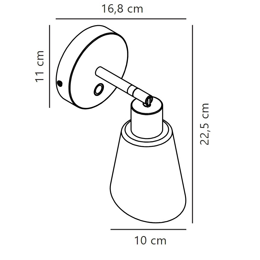 Nordlux - Спот аплик MOLLI 1xE14/25W/230V