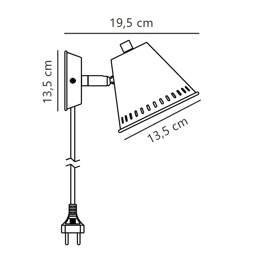 Nordlux - Спот аплик PINE 1xGU10/15W/230V