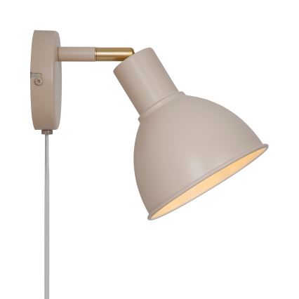 Nordlux - Спот аплик POP 1xE27/18W/230V бежов
