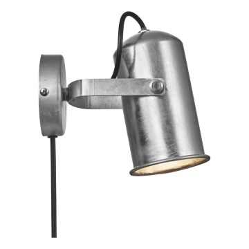 Nordlux - Спот аплик PORTER 1xE27/60W/230V матов хром