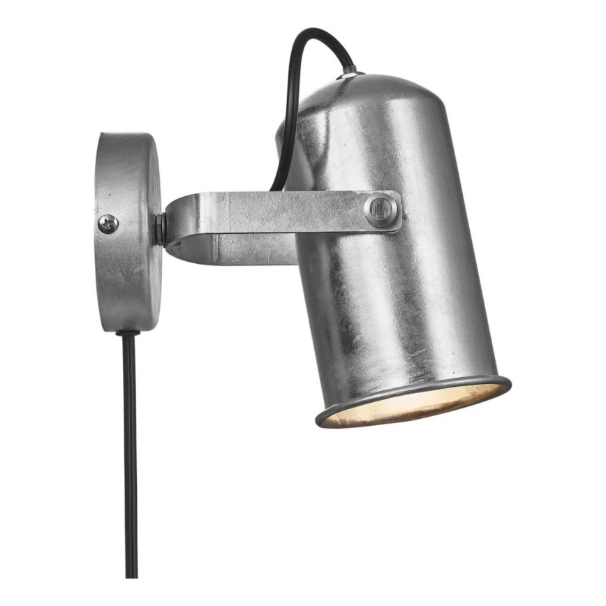 Nordlux - Спот аплик PORTER 1xE27/60W/230V матов хром