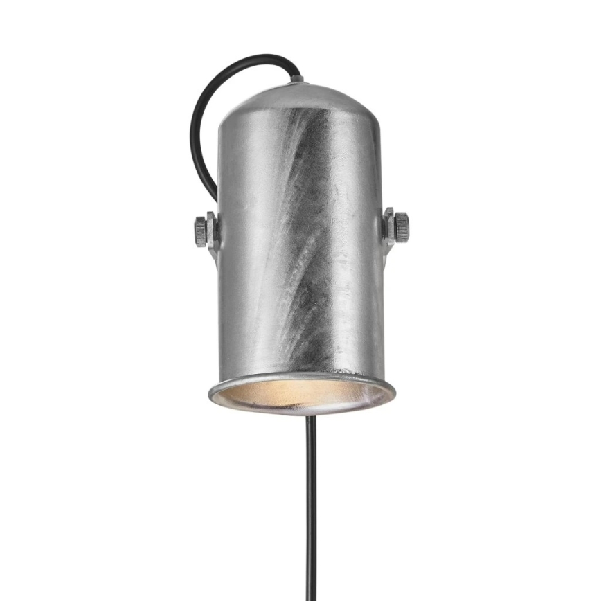 Nordlux - Спот аплик PORTER 1xE27/60W/230V матов хром