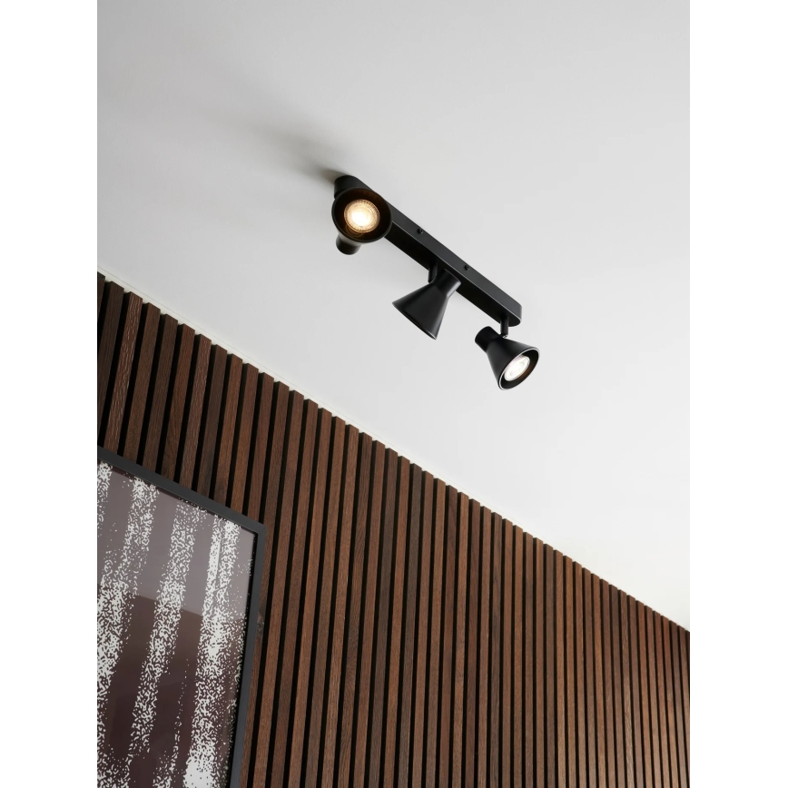 Nordlux - Спот EIK 3xGU10/35W/230V черен