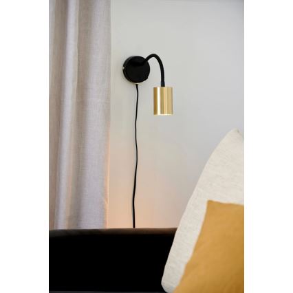 Nordlux - Стенен аплик EXPLORE 1xGU10/7W/230V месинг