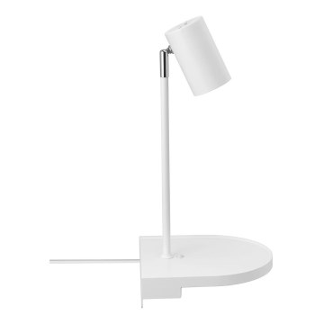 Nordlux - Стенна лампа с полица CODY 1xGU10/15W/230V бяла
