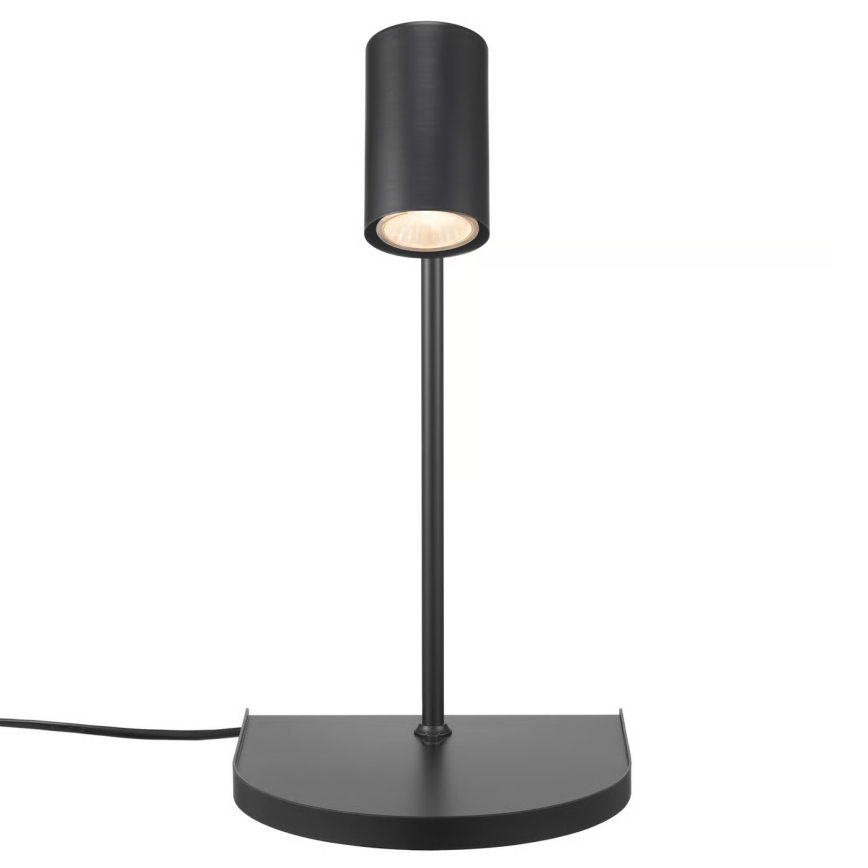 Nordlux - Стенна лампа с полица CODY 1xGU10/15W/230V черна