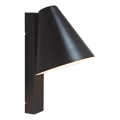 Nordlux - Стенна лампа с USB WILMER 1xE14/40W/230V черна