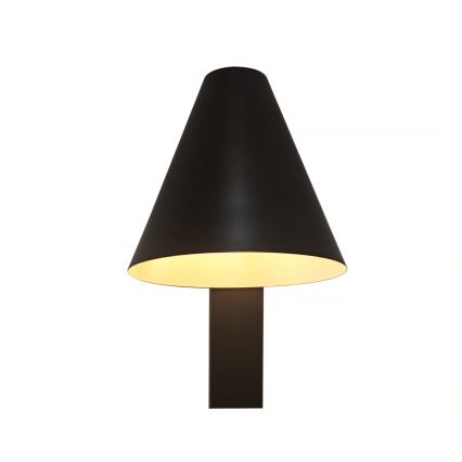 Nordlux - Стенна лампа с USB WILMER 1xE14/40W/230V черна