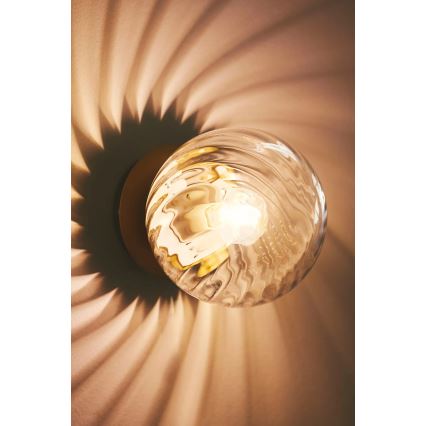 Nordlux - Стенно осветително тяло CHISELL 1xE14/25W/230V месинг