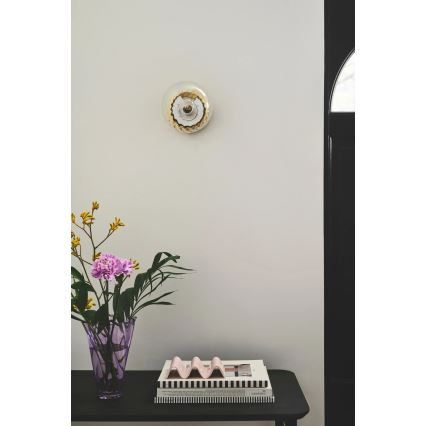 Nordlux - Стенно осветително тяло CHISELL 1xE14/25W/230V месинг