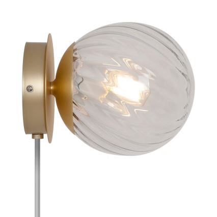 Nordlux - Стенно осветително тяло CHISELL 1xE14/25W/230V месинг