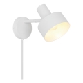 Nordlux - Стенно осветително тяло MATIS 1xE27/15W/230V бяло